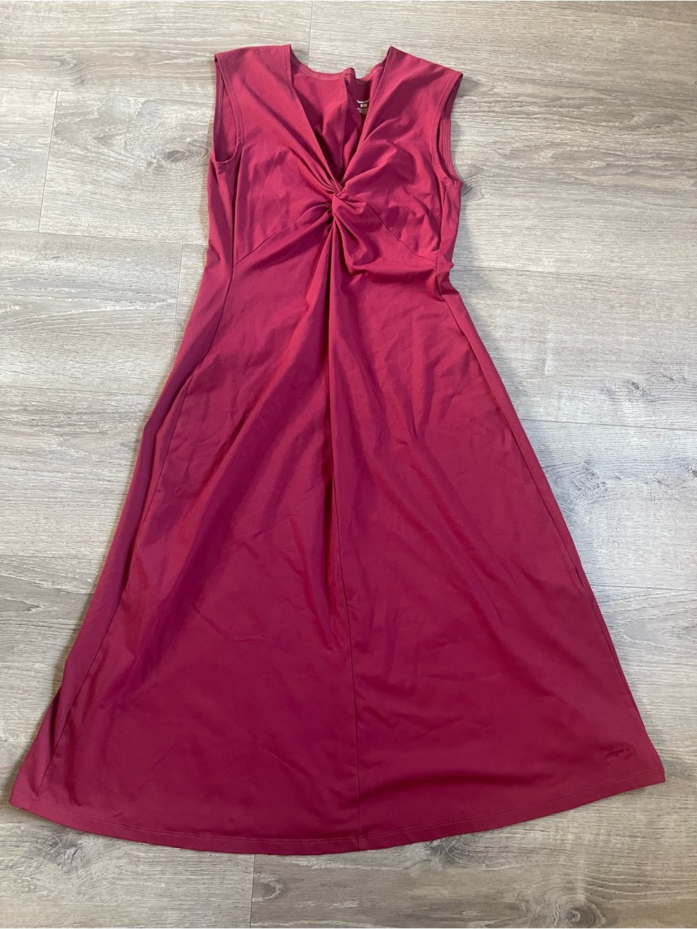 Patagonia Sleeveless Twist-Front Deep Rosa  Dress large new